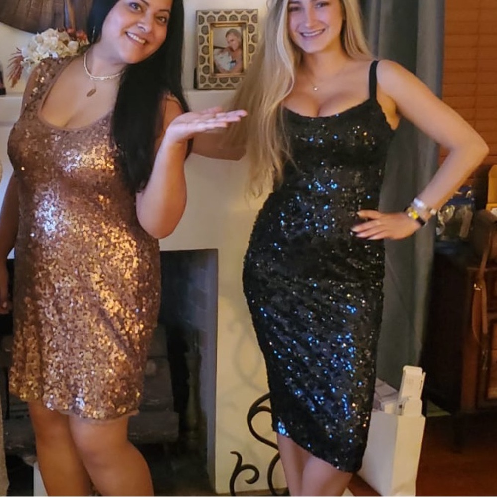 Dress The Population Xs Sequin Dress Lynda Style